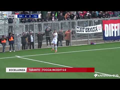 9 NOVEMBRE 2025 -ECCELLENZA: TARANTO - FOGGIA INCEDIT 5-0