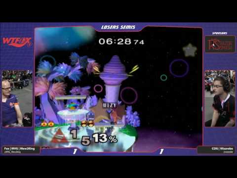 WTFOX 2: SSBM Singles - Fox | MVG | Mew2King (Sheik) vs COG | Wizzrobe (Falcon) - Losers Semis
