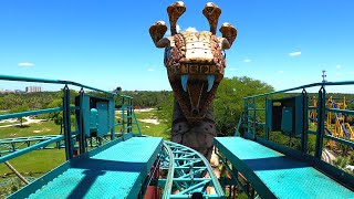 Cobra's Curse 4K Front Seat POV - Busch Gardens Tampa Bay