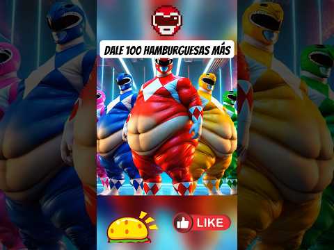 🦹🏻‍♂️ Transformación ÉPICA: De POWER RANGERS delgados a Power Rangers EN FORMA 😈💥