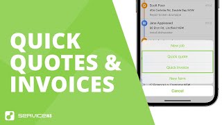 Quick Quotes and Invoices with ServiceM8