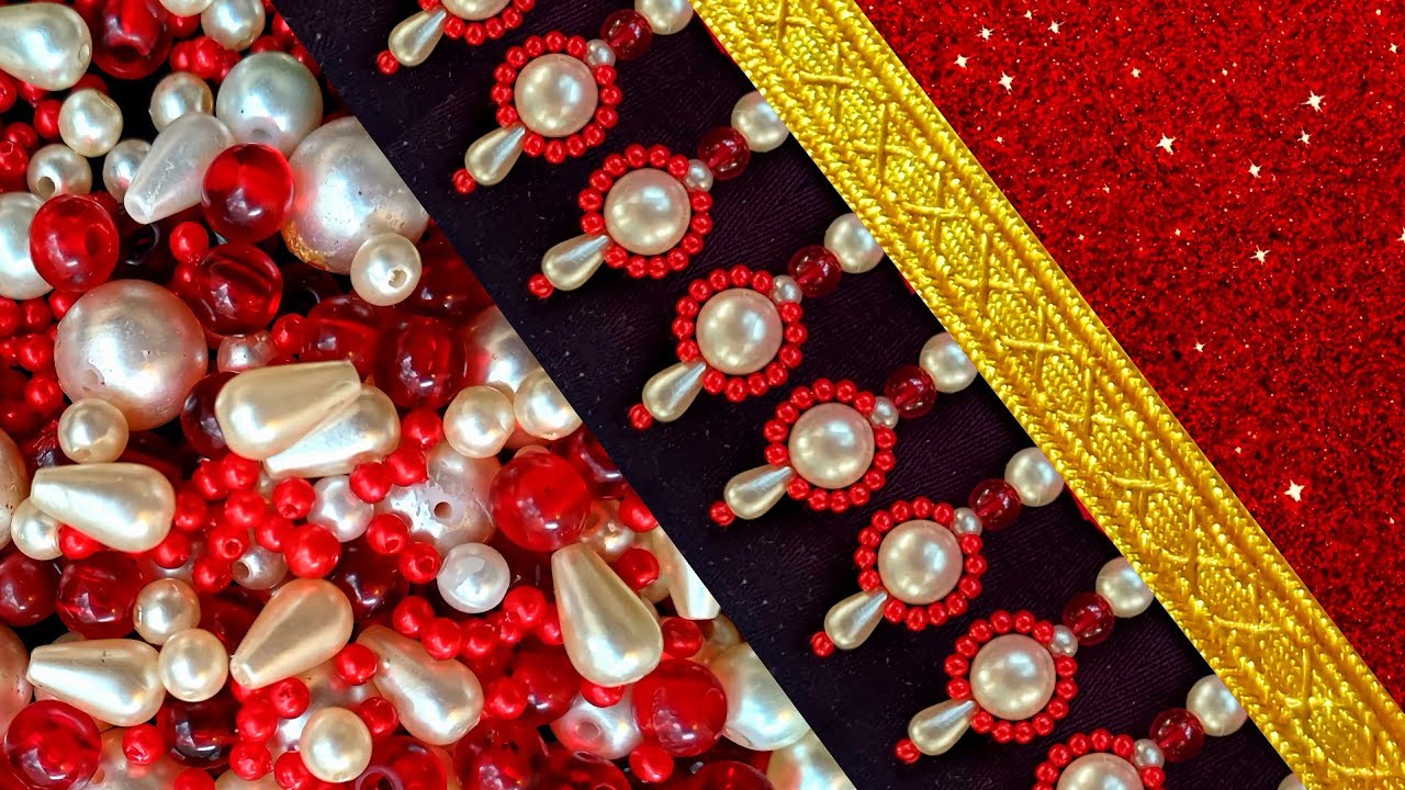 I'm back again with a new design of tassel embroidery.#DIY❤️