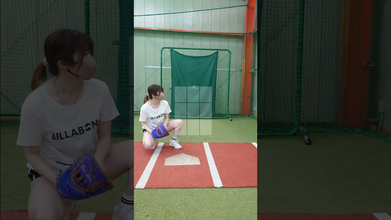 不貞腐れたら平田監督に怒られた… #Baseball #野球女子 #平田監督