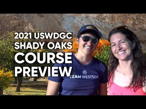 2021 United States Women's Disc Golf Championships • Shady Oaks Course Preview • Madison & Erika