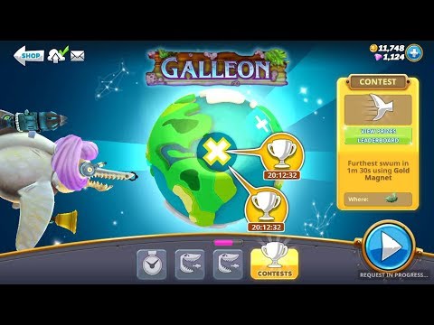 Further Swum in 1m 30s (Gold Magnet) Live Contest - Hungry Shark World