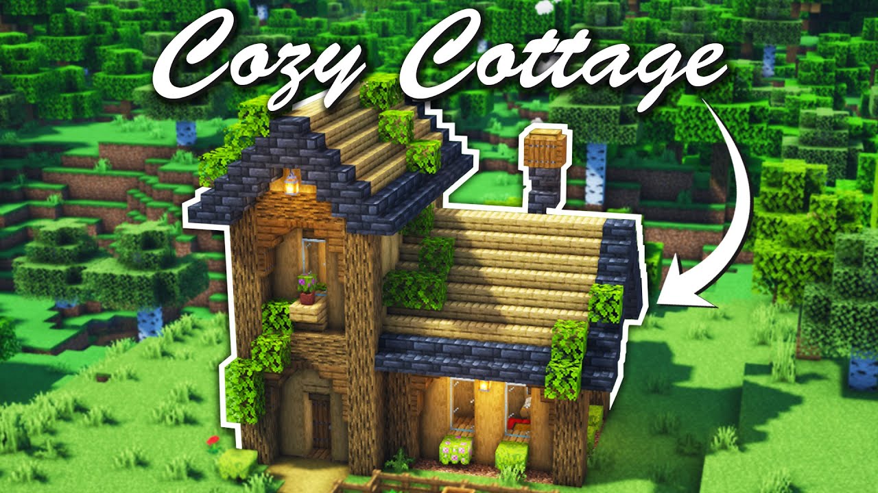 Minecraft: Small Cozy Cottage Tutorial (how to build) - Minecraft Builders