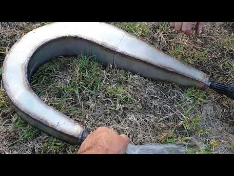 Hydro forming 2 stroke race pipe