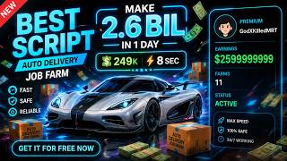 Driving Empire Auto Delivery Script (make 249k per 8 sec) pc+ mobile