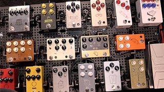 Video thumbnail for NAMM '16 - JHS Pulp 'N' Peel V4, “See Saw” Modular Volume Control, SuperBolt V2 Demos by Premier Guitar