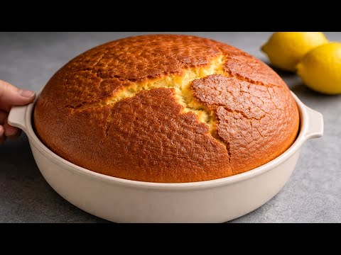 The famous French yogurt cake in 5 minutes! Grandma's secret cake!