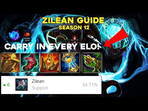 Zilean Support Guide Season 12 CARRY BOT ALONE EVERY ELO