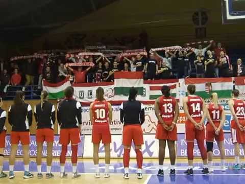 Good Angels Kosice vs. Aluinvent-DVTK, Európa Kupa 16/17 - Himnusz