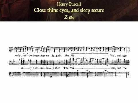 Purcell: Z 184. Close thine eyes  - Dawson, Harvey (Gardiner)