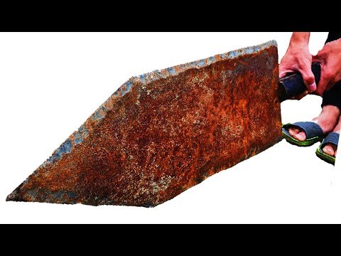 Restoration very old giant sword | Restore the king's giant sword