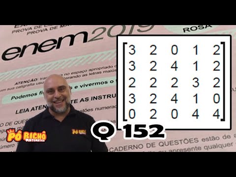 ENEM 2019 Q 152 ✅ MATEMÁTICA 👉MATRIZES