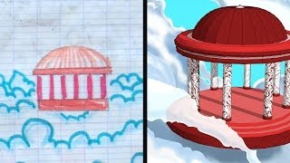NOW & THEN : The Redrawing Series (6) The Sky Temple