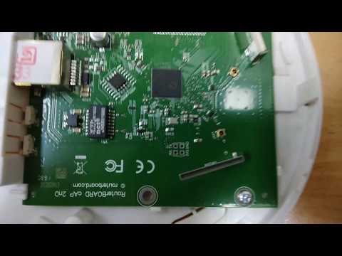MIKROTIK RBcAP2nD cAp 2.4GHz 1x RJ45 100Mb/s prieigos taškas video