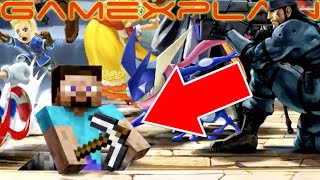 NEW Sakurai Presents Announced + Minecraft Steve In Smash Ultimate's Character Banner (+ Alt Colors)