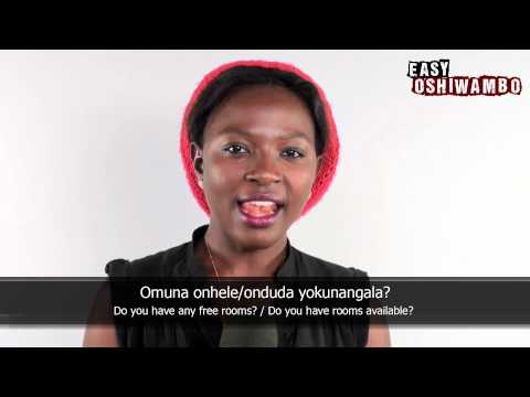 Easy Oshiwambo - Basic Phrases: Travelling
