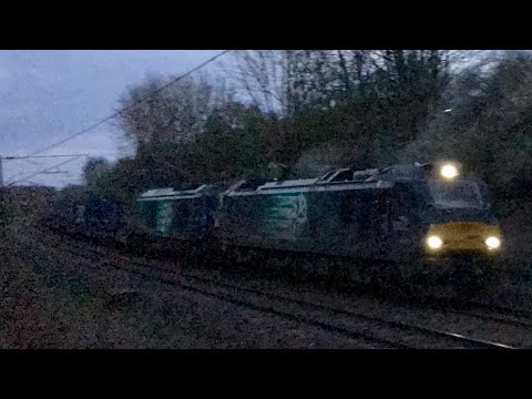 DRS 88005 & 68018 Passing Croft | 462G Daventry Int Rft Recep Fl to Mossend Down Yard | 04/04/21