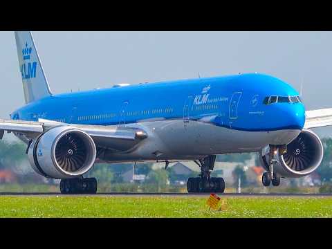 36 HEAVY DEPARTURES & ARRIVALS | 9x B747, A380, A350 | Amsterdam Schiphol Airport Spotting