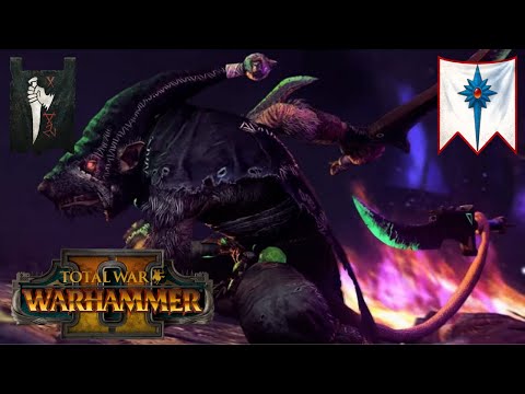 Deathmaster Snikch ESHIN BUILD. Skaven Vs High Elves. Total War Warhammer 2, Multiplayer