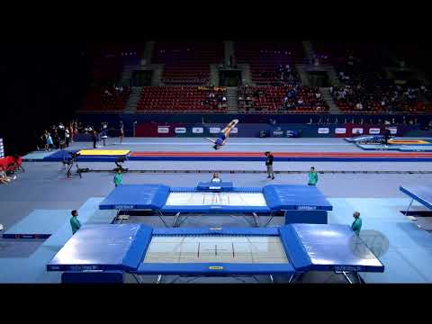 KASAPOGLOU Lila (GRE) W - 2022 Trampoline Worlds, Sofia (BUL) - Q Trampoline Exercise 1
