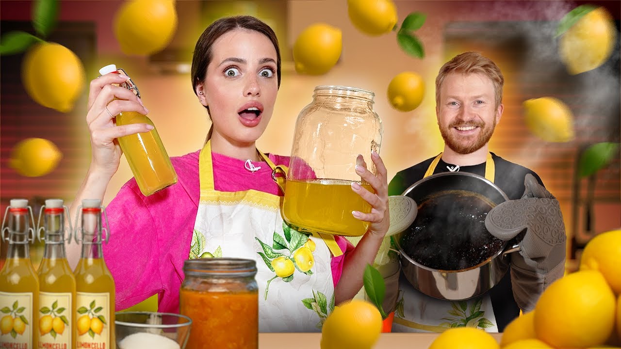 ЖИЗНЬ ДАЛА нам ЛИМОНЫ и МЫ СДЕЛАЛИ из НИХ ЛИМOНЧEЛЛО / КУКИНГ