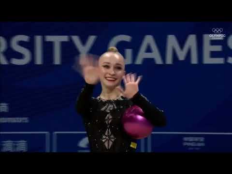 Khrystyna Pohranychna UKR  Ball FINAL Chengdu UNIVERSITY WORLD GAMES 2023