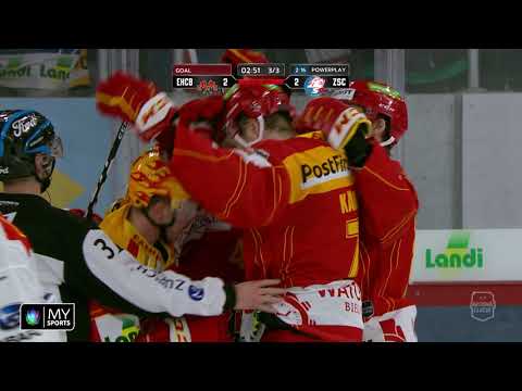 HC Bienne - ZSC Lions 2-4 (1-1; 0-1; 1-2)
