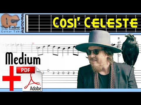 Zucchero - Cosi' Celeste Solo Guitar Tab Zucchero - Cosi' Celeste Solo Guitar Tab