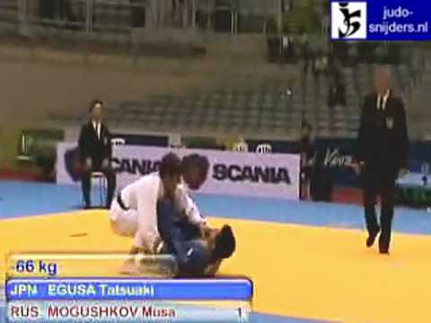 Judo 2009 Rio de Janeiro: Egusa (JPN) - Mogushkov (RUS) [-66kg].