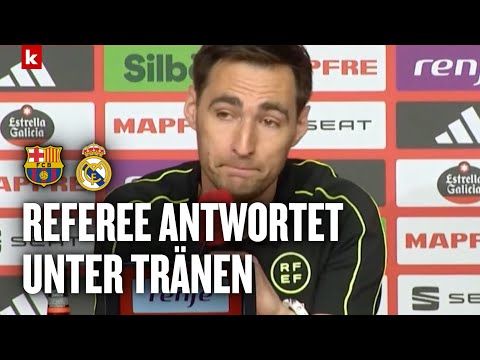 Wegen Druck von Real Madrid: Schiedsrichter bricht vor Pokalfinale in Tränen aus | Copa del Rey