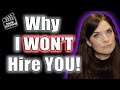 Why I WON'T Hire you! | Things to Keep in mind to Keep Your Job on set!