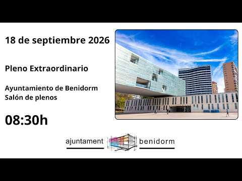 Video - Pleno Extraordinario nº 15/2026