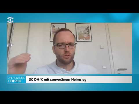 Drehscheiben-Talk mit Cheftrainer André Haber nach dem Heimsieg gegen Lübbecke