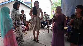 Download lagu Ayu, Lisa dan Naura || bunga dan kumbang || Ot royal flush Live desa benawa mp3