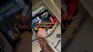 Check Engine Light / Limp Mode Reset Without A Scanner, How to
