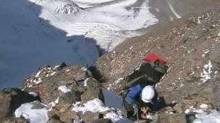 preview picture of video 'Climbing for Dzhigit peak (5170m) in Tian Shan mountains'