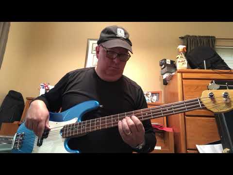 Roscoe Classic P-bass with Nordstrand Power Blade pickups