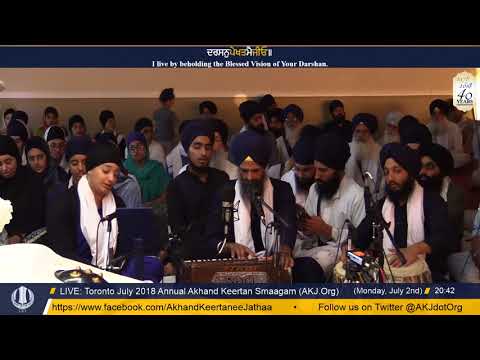 027 Toronto July 2018 Monday Evening - Bhai Jaswant Singh Jee Toronto