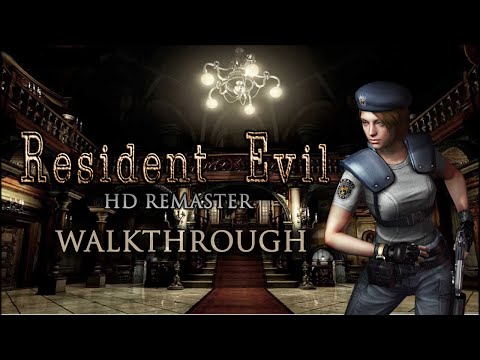 Resident Evil HD Remaster - Jill Hard Mode Walkthrough - Best Ending / No Saves