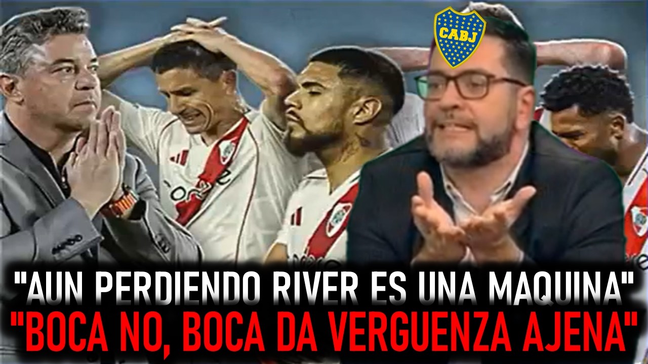 ¡IMPERDIBLE! En TyC TODAS LOQUITAS xq River es "UNA MAQUINA" aun en la Derrota y Boca DA VERGUENZA