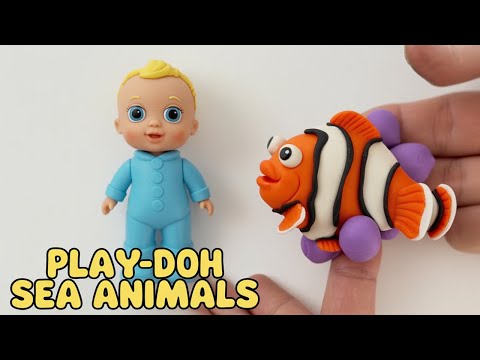 Create and Learn Sea Animals with Play-Doh | Fun Video for Toddlers and Kids