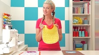 How to make baby bibs from placemats!