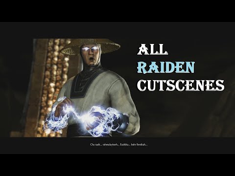 Mortal Kombat X ALL RAIDEN Character Cutscenes Story Mode (Richard Epcar) MKX
