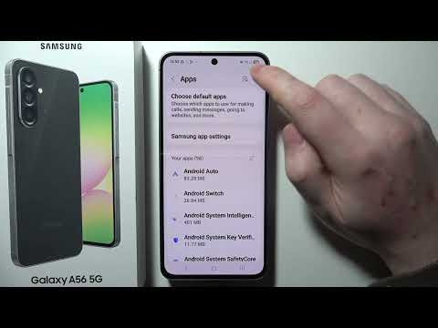 SAMSUNG Galaxy A56 5G: How to Reset App Preferences