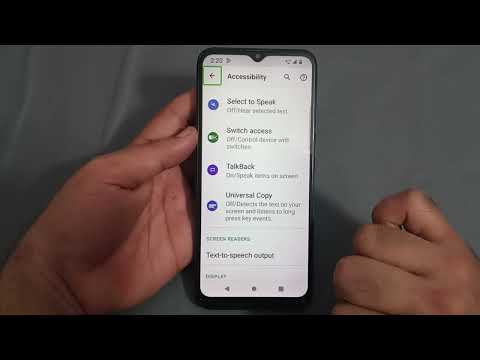 TalkBack setting Nokia c20 Plus, how to use TalkBack in Nokia c20 Plus