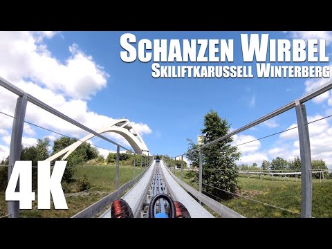 [4K] Schanzen Wirbel | Skiliftkarussell Winterberg | Onride POV