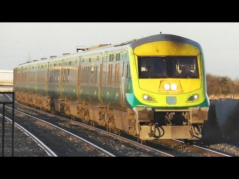 Irish Rail Mark 4 Intercity Train & 201 Class Loco - Clondalkin & Fonthill Station, Dublin